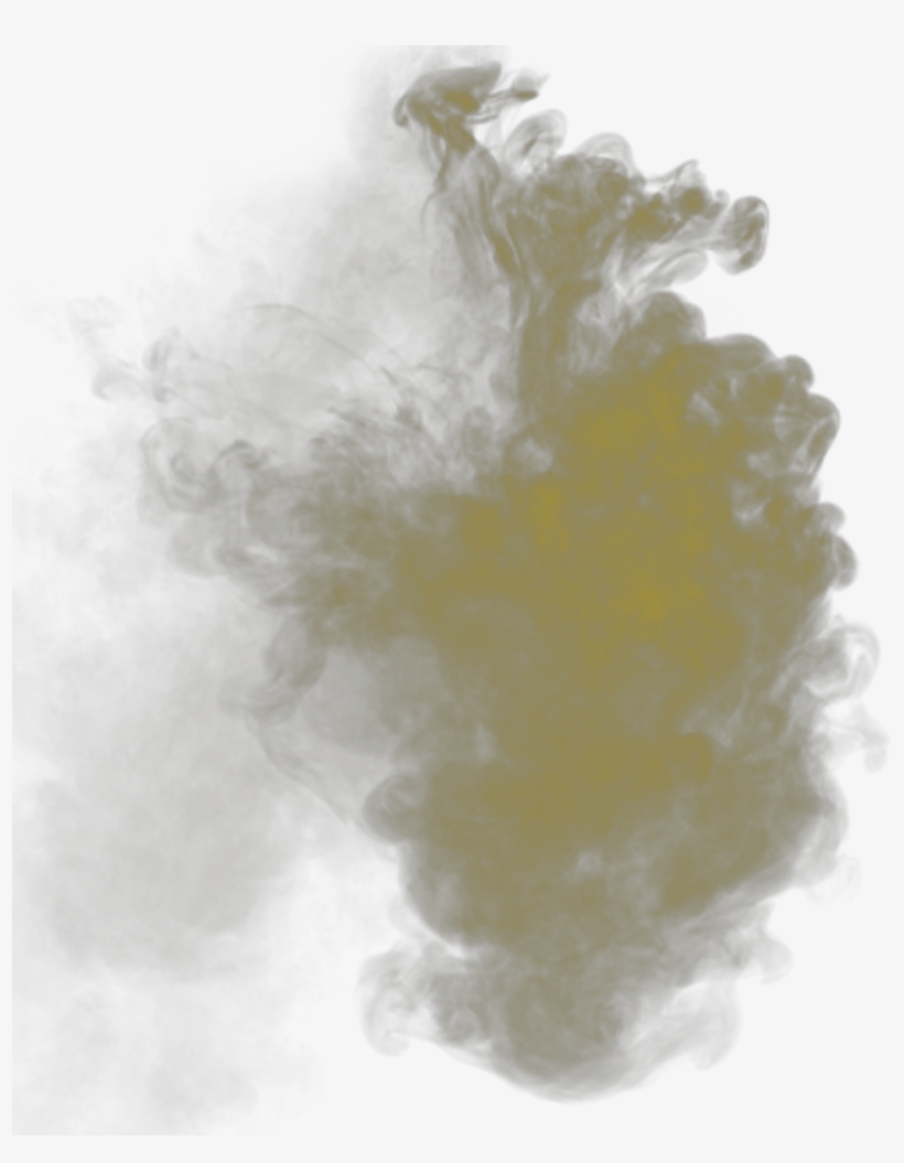 #ftestickers #smoke #mist #fog #yellow, transparent png download