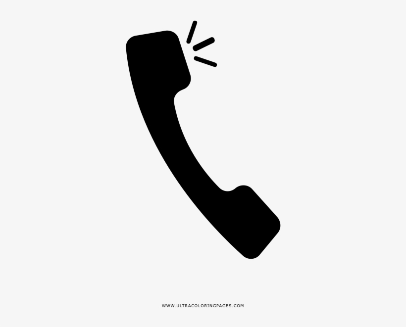 Telefone Coloring Page, transparent png download