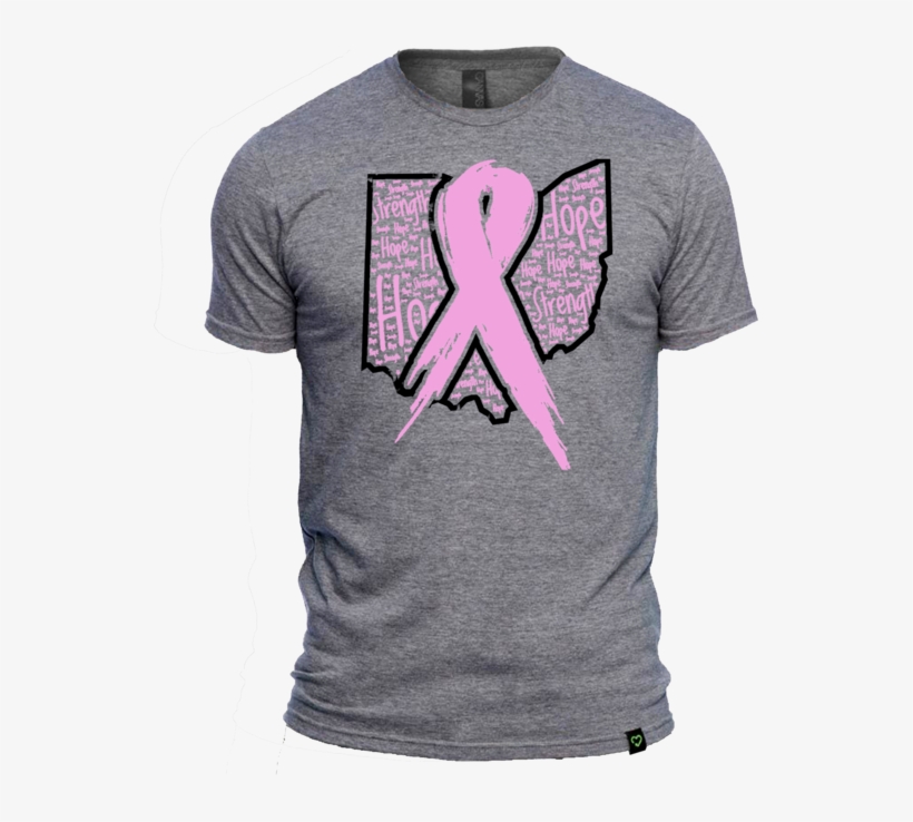 Strength & Hope Breast Cancer Awareness Tee - Active Shirt Transparent
