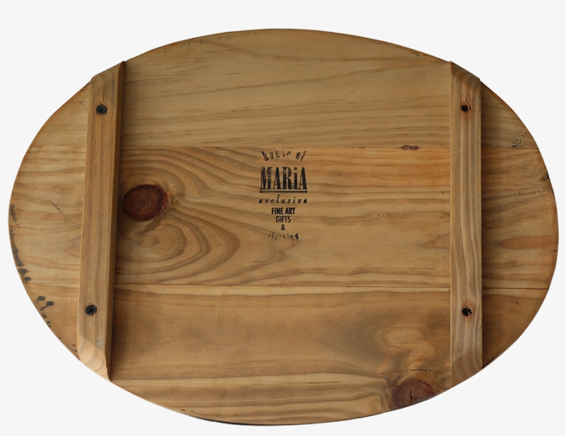 Oval Wooden Board - Plywood, transparent png download