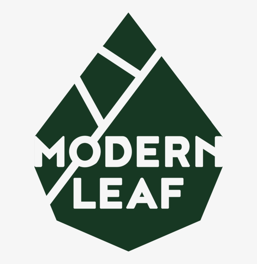 Modern Leaf - Sign, transparent png download