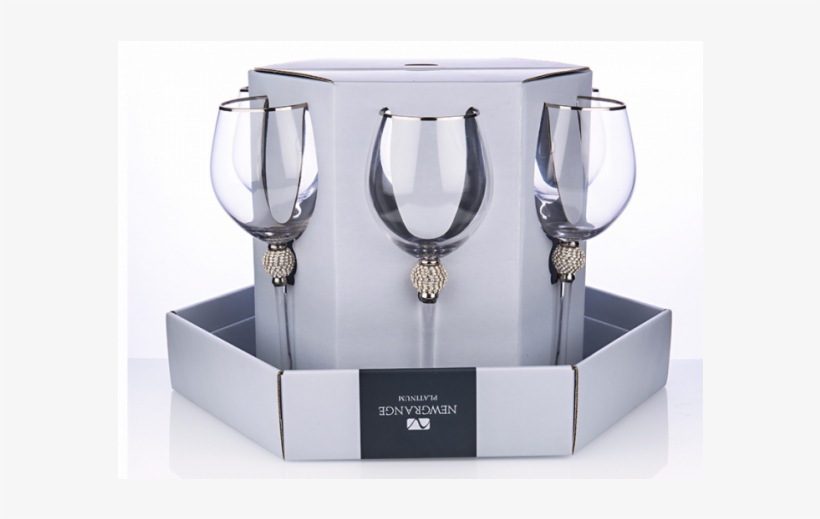 Newgrange Platinum Wine Glasses, transparent png download