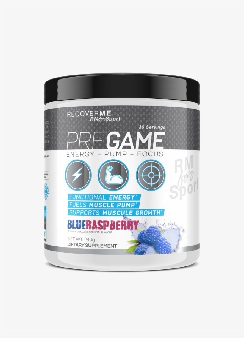 Pregame Blue Raspberry - Bilberry, transparent png download