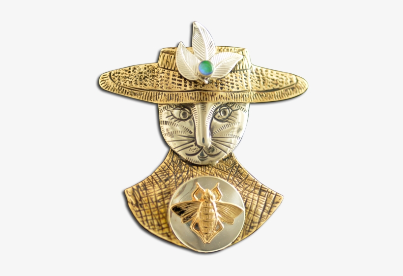 Queen Bee Kitty - Badge, transparent png download