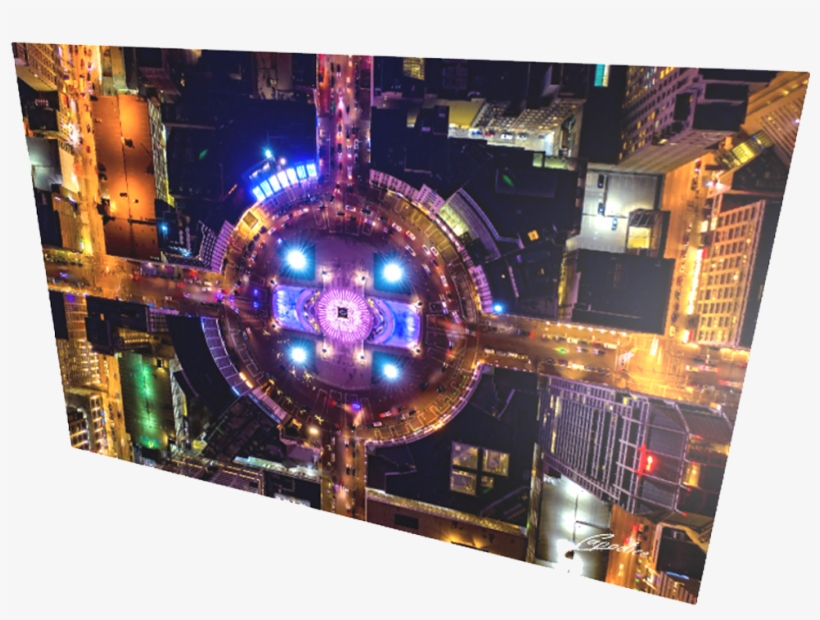 Top Down Holiday Lights 317aerials, transparent png download