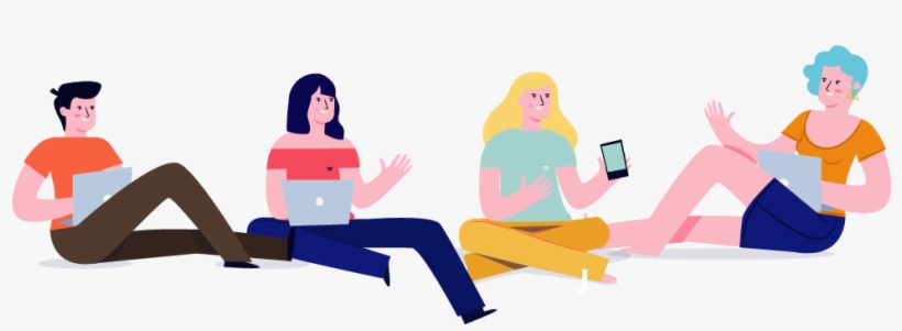 Jovenes Y Tecnología-01 - Sitting, transparent png download