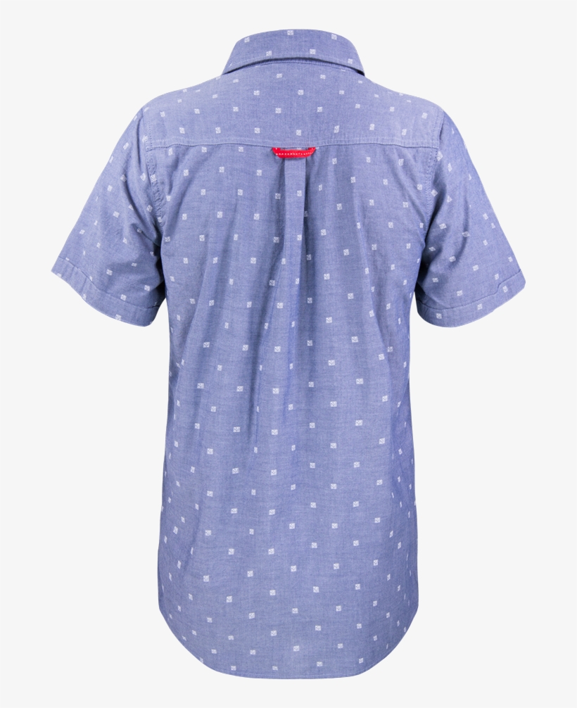 Dota 2 Chambray Button Up Shirt - Polka Dot, transparent png download