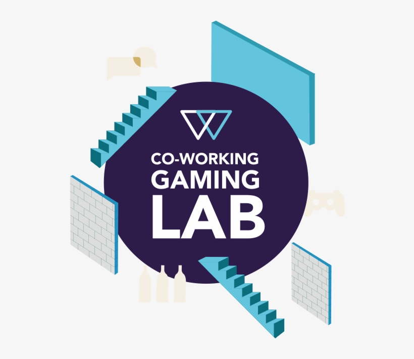 Co-working Gaming Lab - Graphic Design, transparent png download