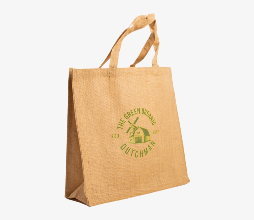 Tgod Laminated Everyday Jute Tote - Tote Bag, transparent png download