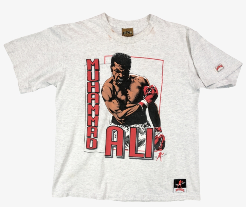Vintage 90s Muhammad Ali Nutmeg Tee - Nutmeg Muhammad Ali T Shirt, transparent png download