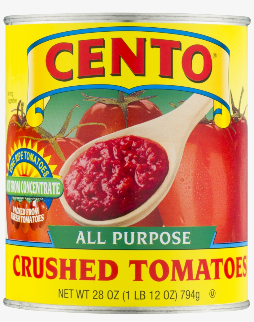 Cento All Purpose Crushed Tomatoes, 28 Oz - Cento Tomatoes, transparent png download