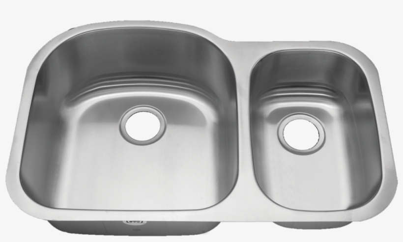 Stainless Steel Undermount Kitchen Sink Double Bowl - Sink, transparent png download