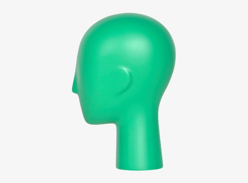 Abstract Female Head Form Jade Green, transparent png download