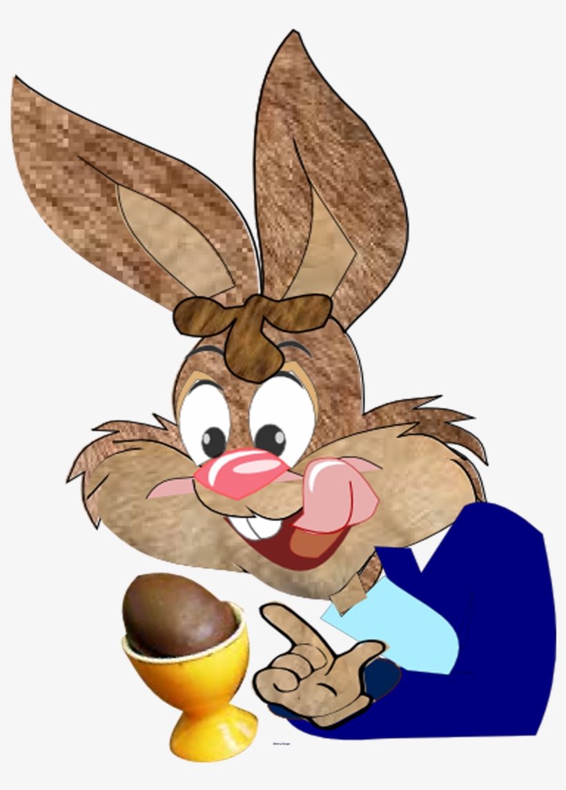 Cute Cartoon Characters Bunny - Easter Bunny Characters, transparent png download