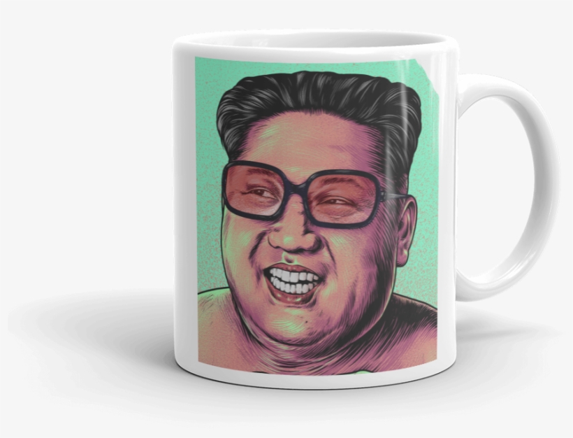Kim Jong Un Happy Supreme Leader Funny Political Mug - Mug, transparent png download