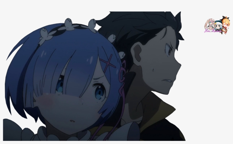Ken Renders Rem X Subaru Rem X Subaru Render Re Zero - Renders Subaru Natsuki, transparent png download
