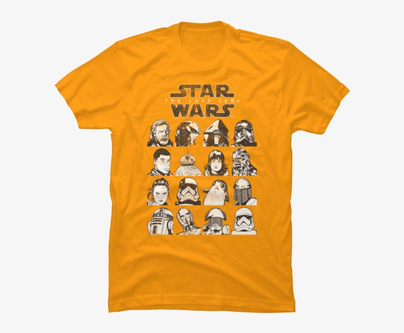 The Last Jedi Characters - Doctor Who T Shirt All Doctors, transparent png download