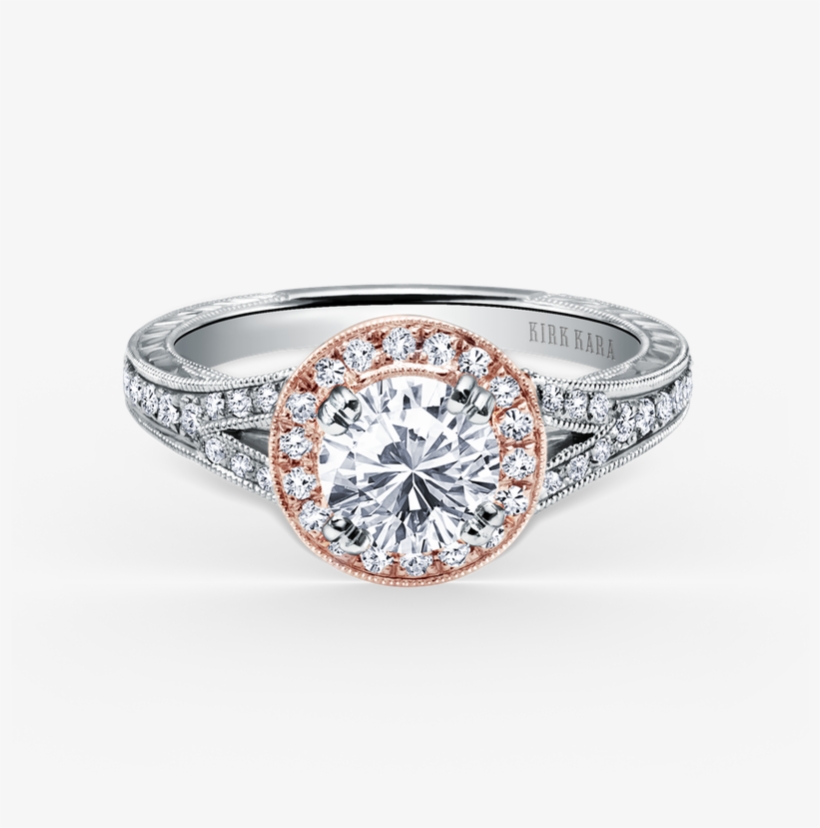 Kirk Kara Engagement Ring - Engagement Ring, transparent png download