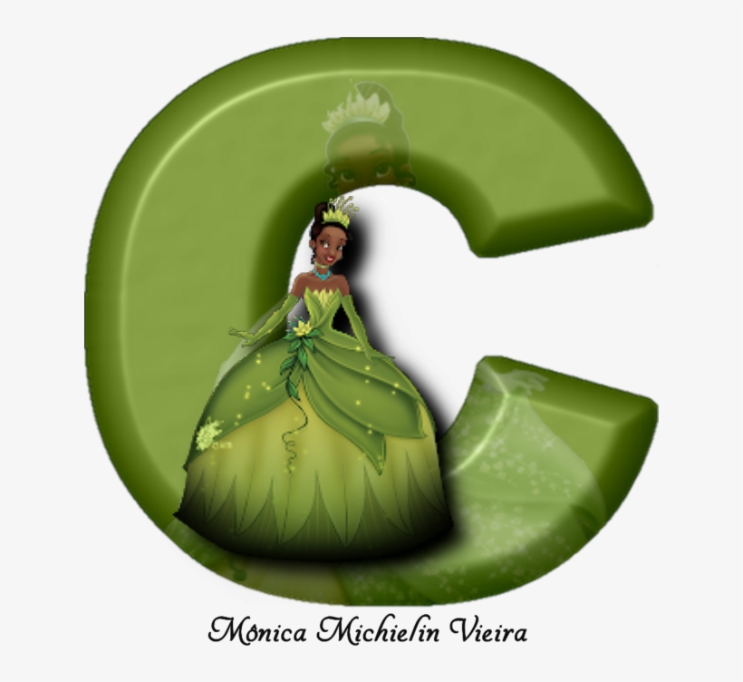 Alfabeto Princesa Tiana Disney Png - Illustration, transparent png download