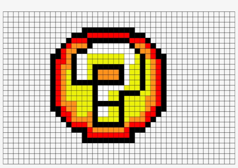 Sonic Ring Pixel Art, transparent png download
