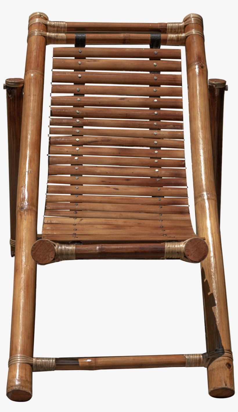 Bamboo Lawn Chair, transparent png download