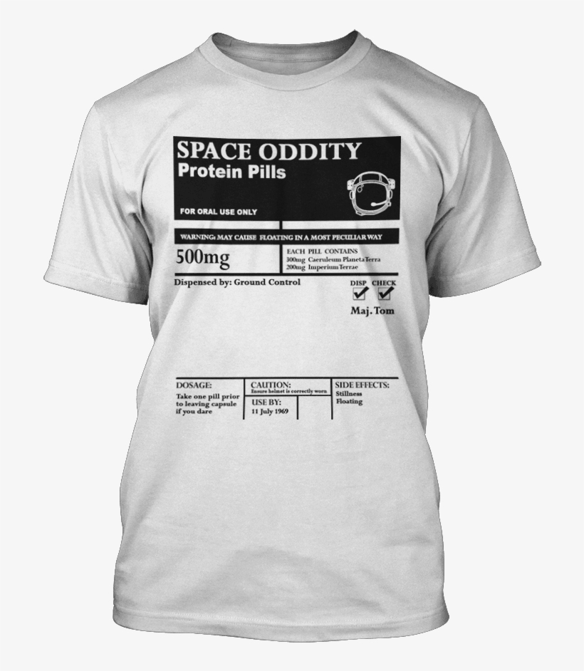David Bowie Inspired Space Oddity T-shirt [bw - Free The Nipple T Shirts, transparent png download