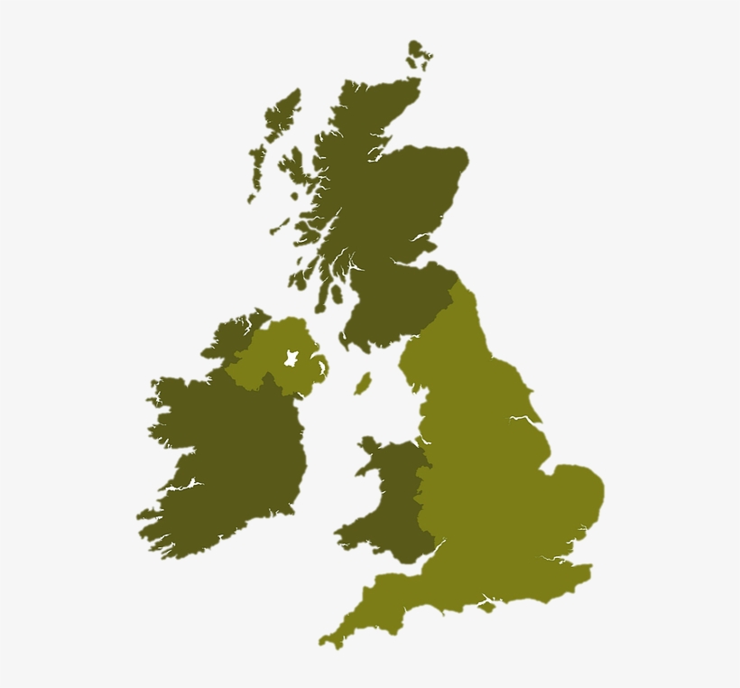 548 X 728 1 - Simple Map Of Uk, transparent png download