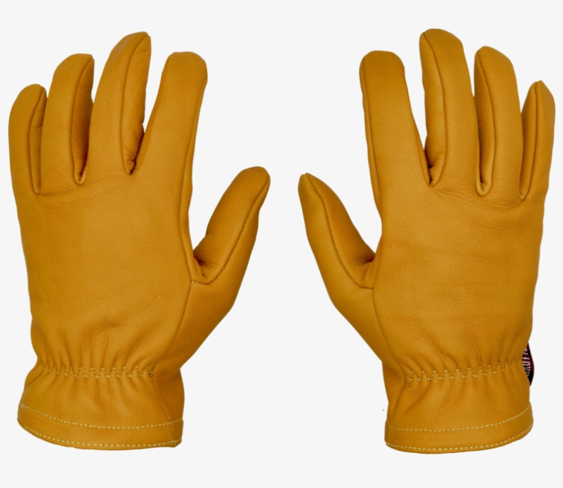 Vintage Leather Gloves † Glove Trotter - Guantes Moto Amarillos, transparent png download