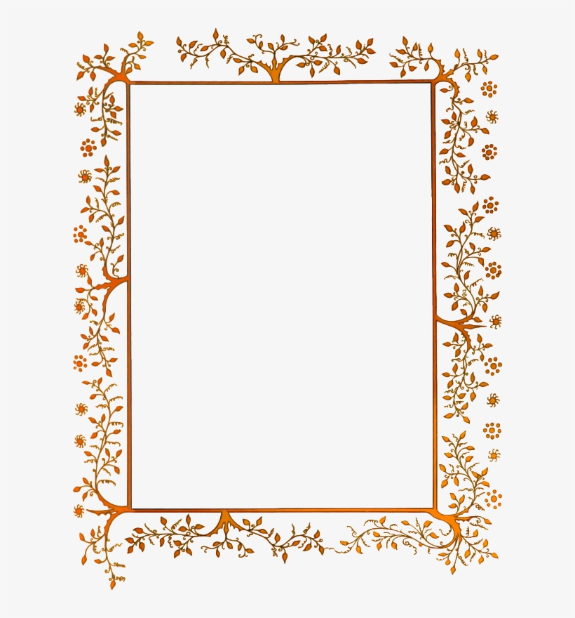 Leafy Frame - Clip Art, transparent png download
