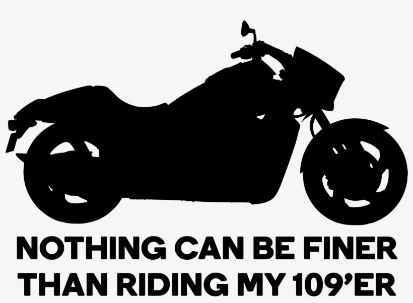 M109r Boulevard Silhouette Decal Picture - Motorcycle, transparent png download