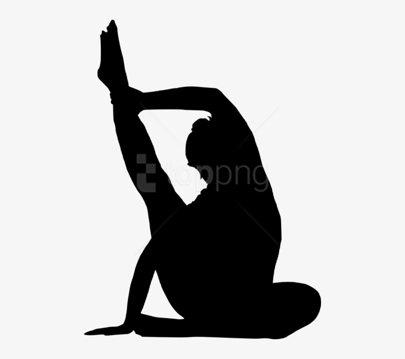Free Png Fitness Silhouette Png - Silhouette Gym Png, transparent png download