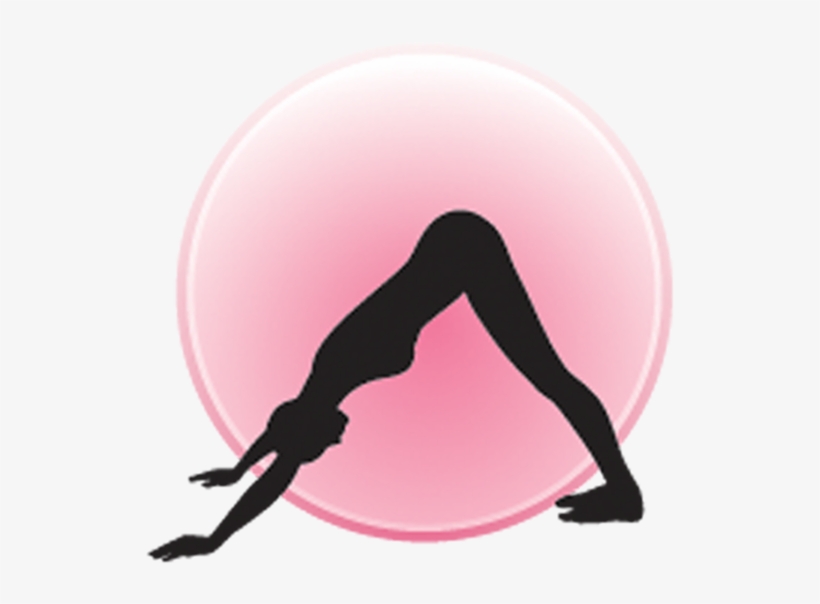 Downward Facing Dog Yoga Pose - Illustration, transparent png download