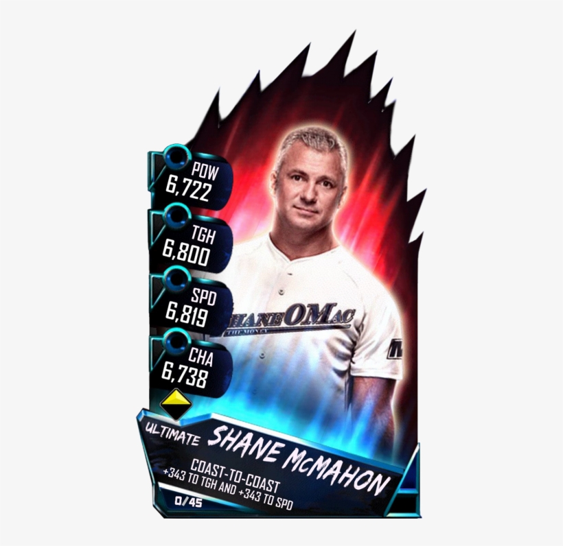 Supercard Shanemcmahon S3 Ultimate Ringdom - Wwe Supercard Shane Mcmahon, transparent png download
