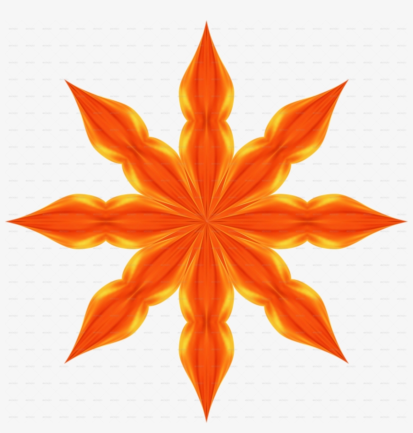 Fiery Star - Water And Fire Transparent, transparent png download