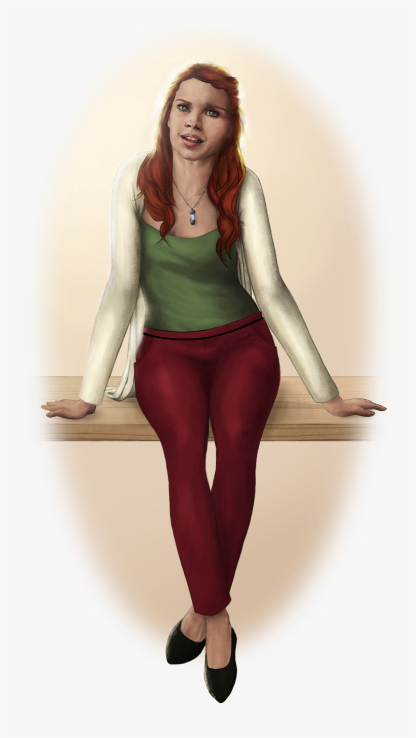 “so,” Castiel Says, Shifting Awkwardly In His Seat, - Girl, transparent png download