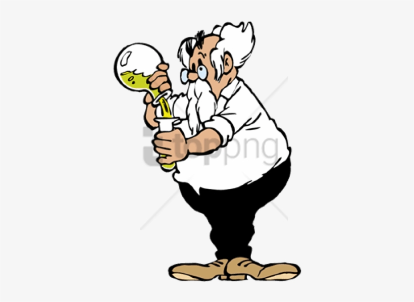 Free Png Professor Gobelijn Mixing A Potion Png Image - Jommeke Professor, transparent png download