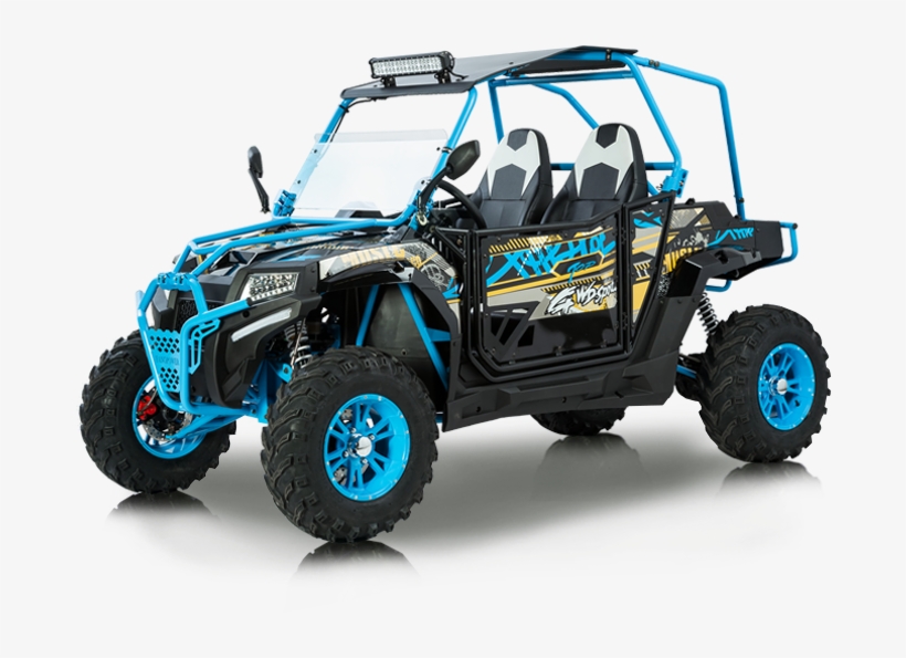 Sniper T 350 Bms 311cc Sport Utv Blue - Bms Sniper 350t, transparent png download