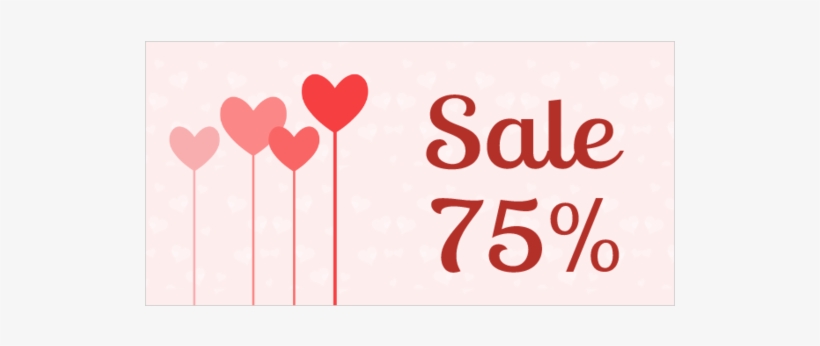 Red Heart Flowers Valentine's Day - Heart, transparent png download