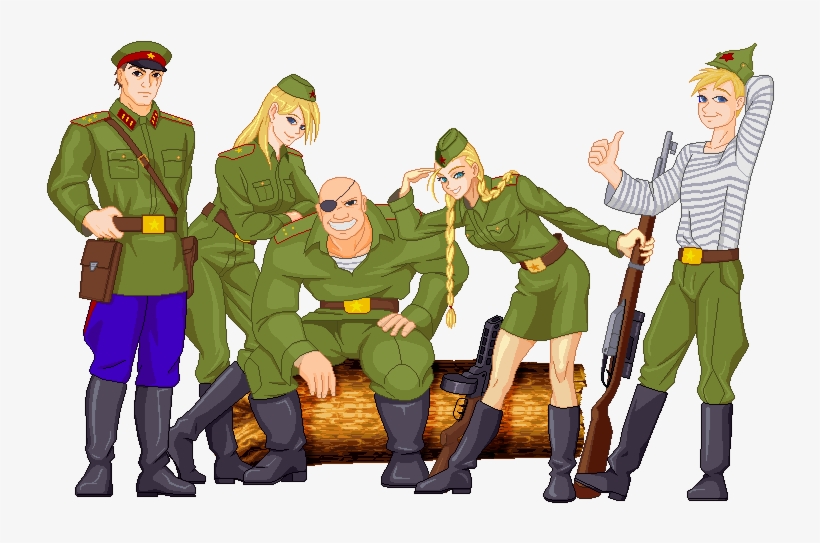 Delta Red Army By Txsnew Cammy Street Fighter, Red - Cartoon, transparent png download