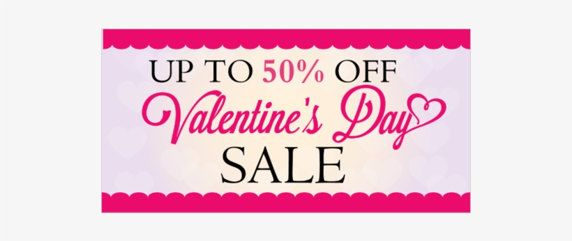 Scallops Border Valentines Valentine's Day - Printing, transparent png download