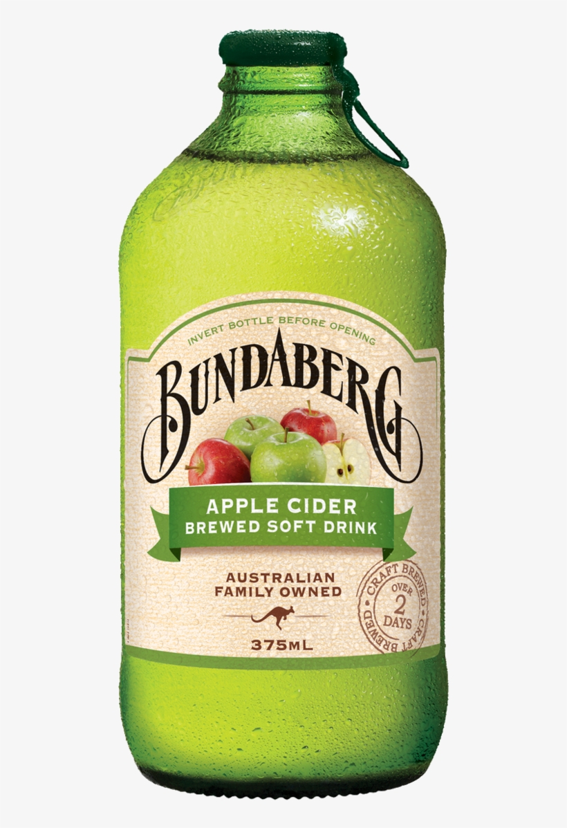 Soft Drink Apple Cider Bundaberg 375ml, transparent png download