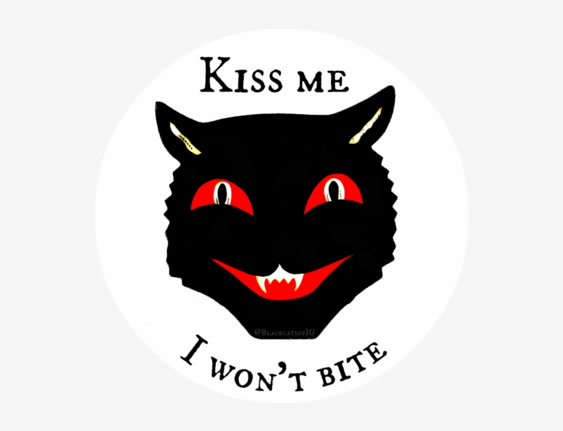 Halloween Kiss Dracula Cat-e1540195441959 5 Purrfect - Halloween Decor Printables, transparent png download