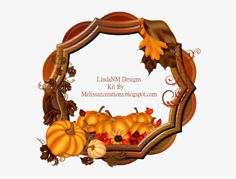 #50 Cluster Frame -happy Fall - Thanksgiving, transparent png download