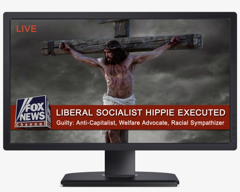 How Would Fox News View The Life Of Jesus - Passion Ofthe Christ Cross, transparent png download