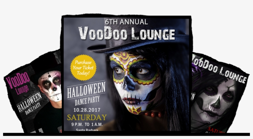 Voodoo Lounge 6th Annual Halloween Dance Party - Masque, transparent png download