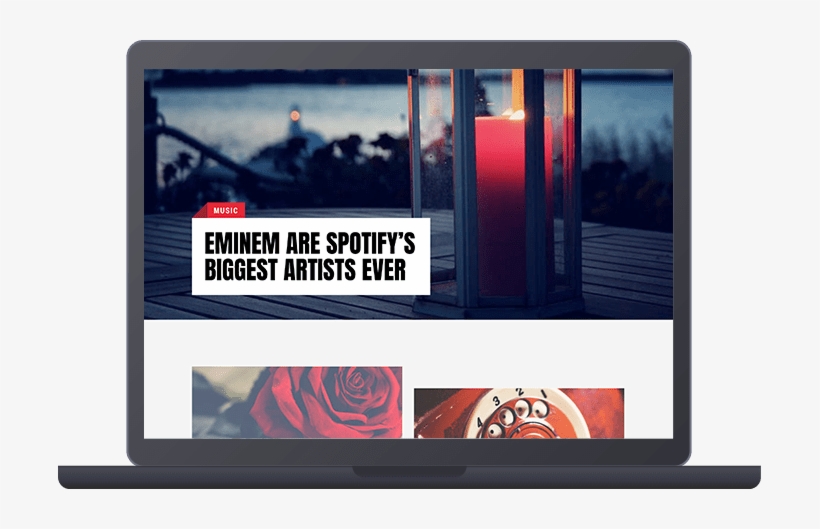 An Elegant, Sophisticated Wordpress Theme - Led-backlit Lcd Display, transparent png download