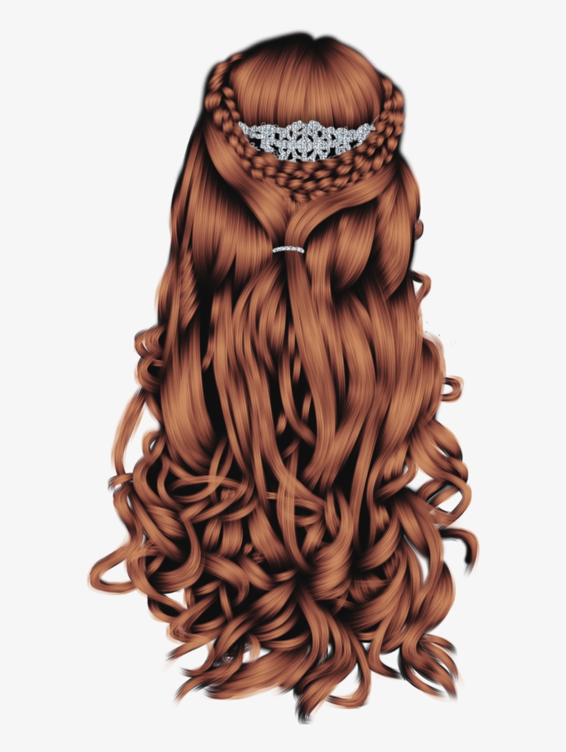 Fantasy Hair 21 By Hellonlegs - Fantasy Hair Png, transparent png download