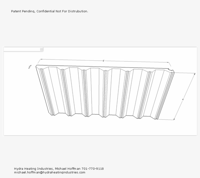Profile One Patent Pending Confidential - Technical Drawing, transparent png download