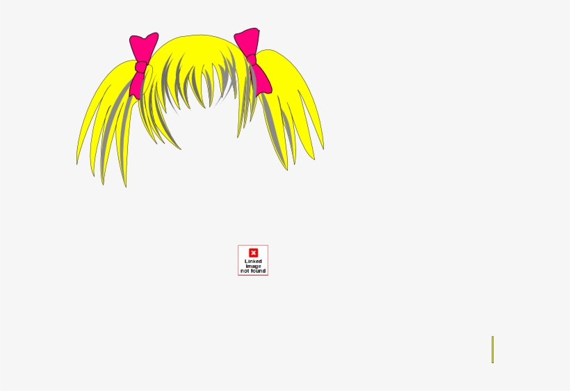 Blonde Wig Clipart 5 By Anthony - Blonde Wig Clip Art, transparent png download