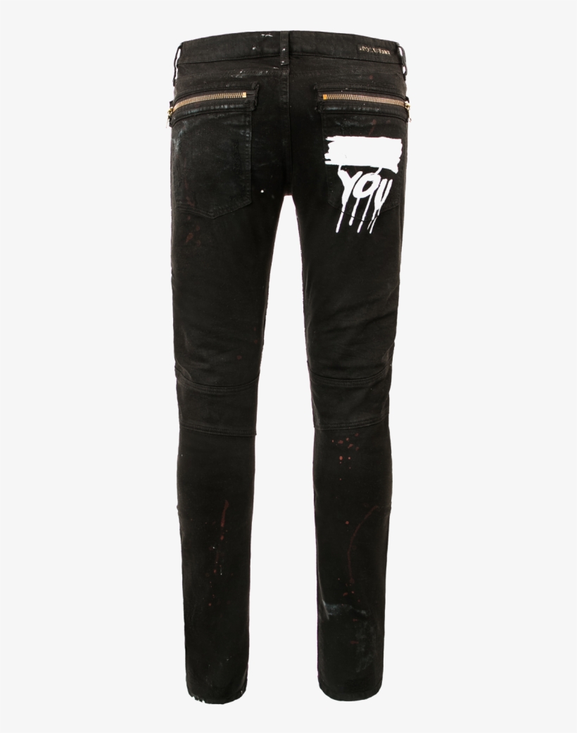 Biker Jeans Png Image Transparent - Slim-fit Pants, transparent png download